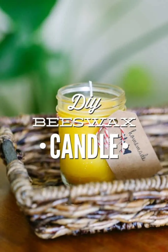 Upcycle your old glass or metal containers for these DIY beeswax candles. #candlemaking #candlerecipe #essentialoils #essentialoilrecipes #soycandles #diygifts