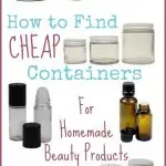 How to Find Cheap Containers for Homemade Beauty Products | SimplePureBeauty.com