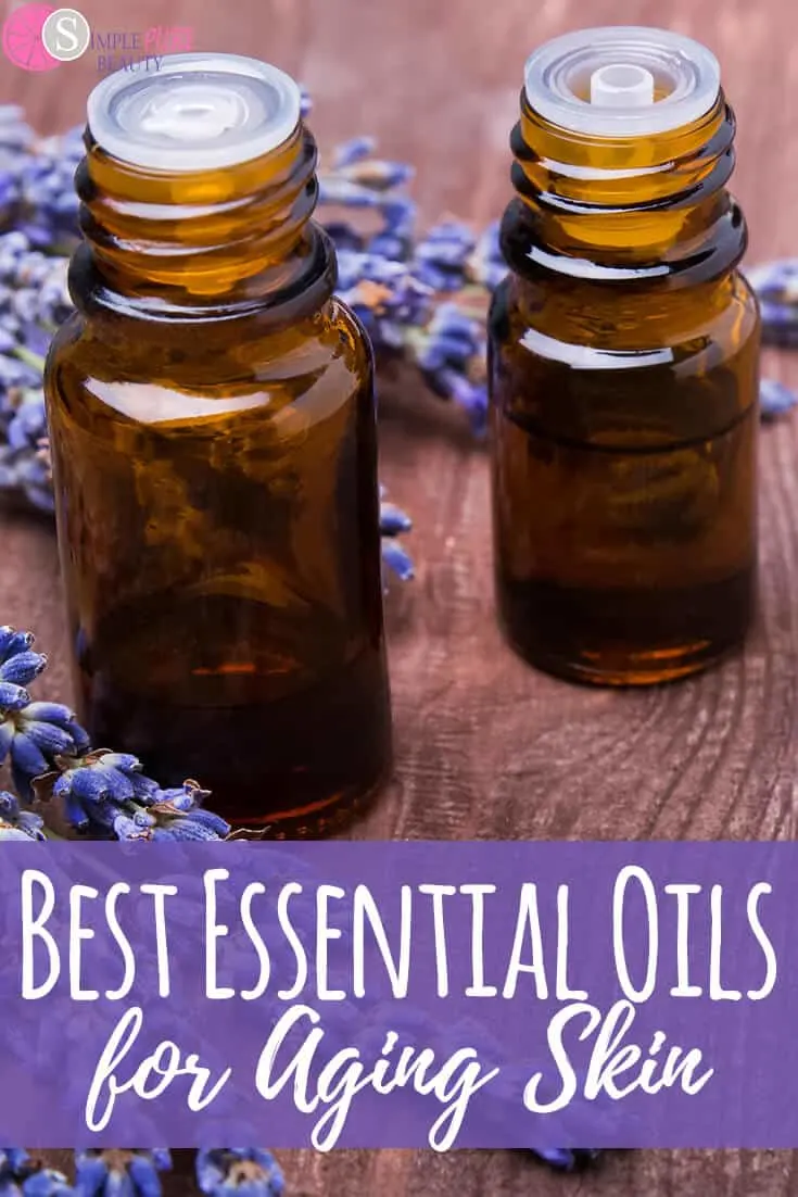 Best Essential Oils for Aging Skin!! Essential Oils can be a great way to help your skin look, and feel better as well! If you are looking for the best essential oils for aging skin, I'm happy to share a few of my favorites with you! #skincare #essentialoils #antiaging #naturalbeauty