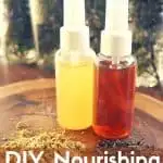 DIY Hairspray Recipe that actually nourishes and strengthens your hair?? I'll take it! This homemade hairspray is easy to make infused with essential oils to make your hair even healthier. #hairstyles #haircolor #hairloss #diy #natural #homemade #hairspray