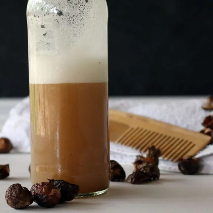 All-Natural Soap Nuts Shampoo Recipe