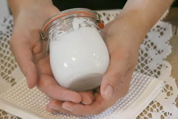 DIY Coconut Hand Cream is so easy you won't believe it - one ingredient and one utensil to wash! Learn how to make coconut oil work as a moisturizer.