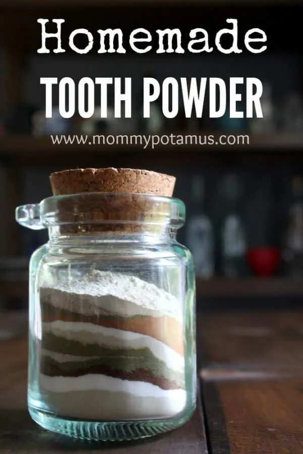 DIY tooth"paste" that's a powder? Yup - looks like it'd make a pretty gift to show people you care about their teeth. Learn what each colored powder is and why it's beneficial to your teeth.