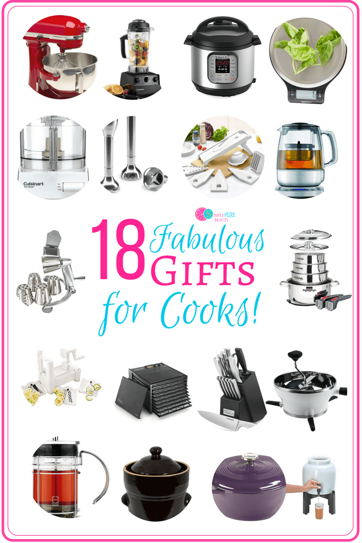 Need some gift ideas for the cook in your family? Look no further! Check out these fabulous gifts that will save your cook tons of time and energy in the kitchen!