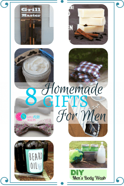 8 Homemade Gifts for Men - Simple Pure Beauty