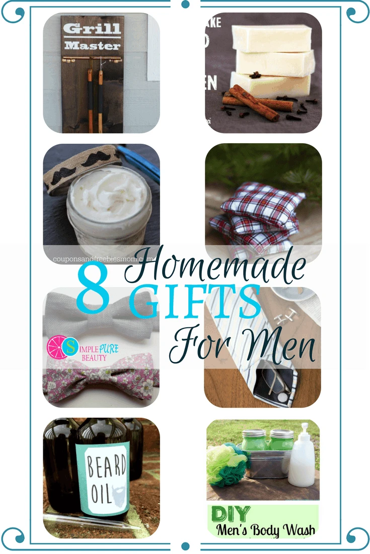 Be the star of the holiday season with these homemade gifts for men. Whether an expert at DIY or new to the scene, here are some quick and easy gift ideas.