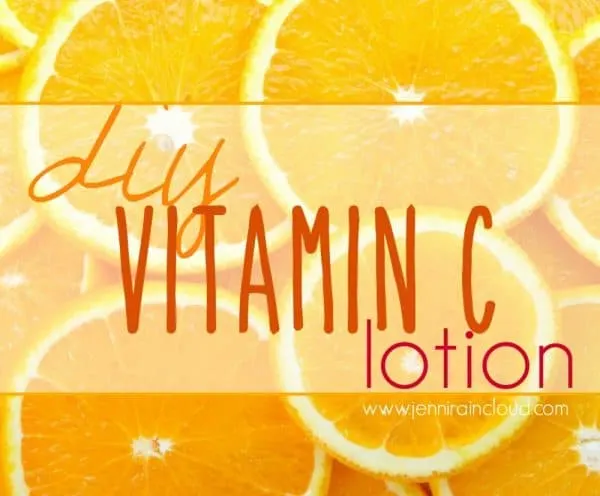 DIY Vitamin C Lotion from Jenni Raincloud Check this one out! Instead of a serum and adding another step to your beauty routine, simply whip up this moisturizer and use it in place of your usual lotion.
