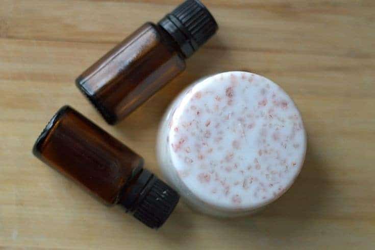This DIY exfoliating soap recipe is a great all-natural way to pamper yourself, as well as make affordable gifts. Choose your favorite essential oils.