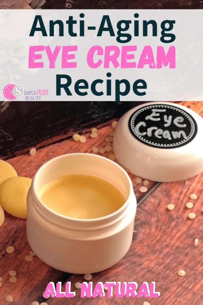 Jar of diy eye cream