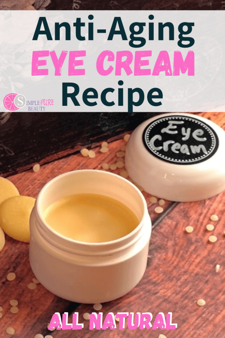 Easy Antiaging DIY Eye Cream Recipe with Cocoa Butter Simple Pure Beauty