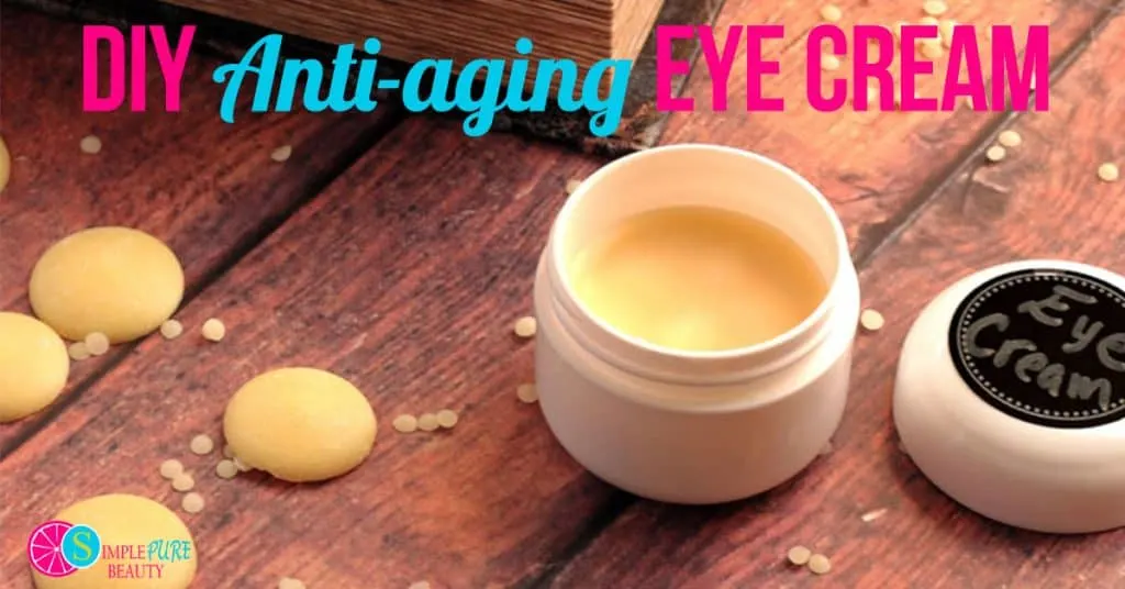 DIY natural anti-aging eye cream is simple to make and may help fine lines and wrinkles on delicate skin. Five simple ingredients come together in no time. best eye cream, eye cream for wrinkles, homemade eye cream, anti aging eye cream, moisturizing eye cream, diy eye cream for wrinkles, diy eye cream shea butter, diy eye cream anti aging, diy eye cream coconut oil, diy eye cream moisturizer, best diy eye cream, easy diy eye cream, diy eye cream for dry skin, diy eye cream recipe