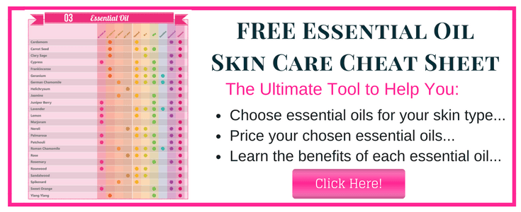 Essential Oil Skin Care Cheat Sheet