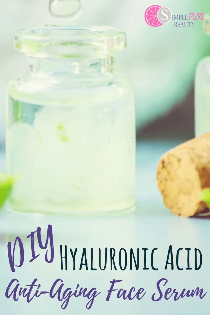 DIY Hyaluronic Acid! There is an ingredient that you will find in many high end, expensive anti-aging face serums. It's ability to help your skin maintain moisture is unmatched. And you know what else? You don't have to pay hundreds of dollars to experience the benefits this product offers. #antiaging #antiwrinkle #skincare #natural #diy #homemade