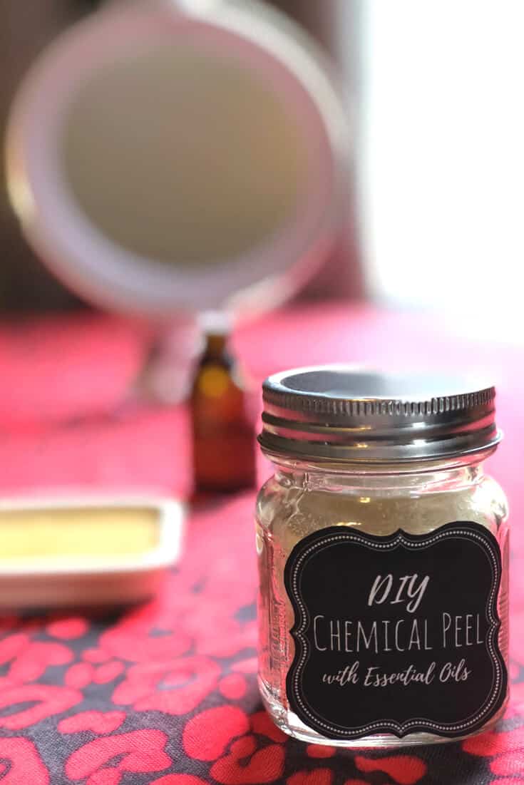 This DIY Chemical Peel recipe gives you a great refresher without harsh chemicals or spa pricing. #facial #facialpeels #chemicalpeel #chemicalpeels #diyfacemasks #antiaging #AntiWrinkle #diyskincare #skincaretips #skincare #Rejuvenate #EssentialOils #naturalbeauty