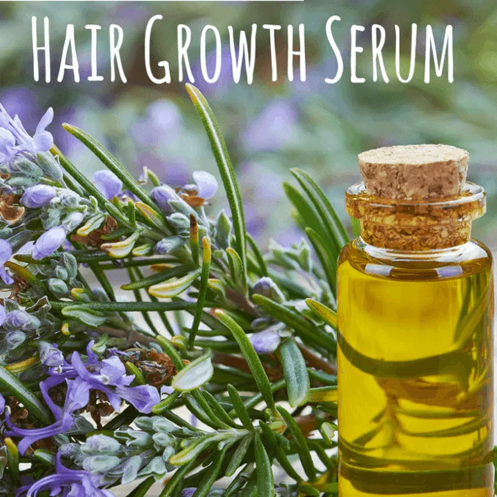 DIY healthy hair growth serum for hair loss.