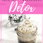 Easy Healthy Frozen Hot Chocolate Recipe to Lose Weight & Detox! #raw #nongmo #detox #hotchocolate #organic