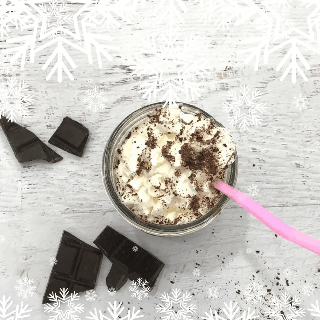 Easy Healthy Frozen Hot Chocolate Recipe to Lose Weight & Detox! #ad #raw #nongmo #detox #hotchocolate #organic