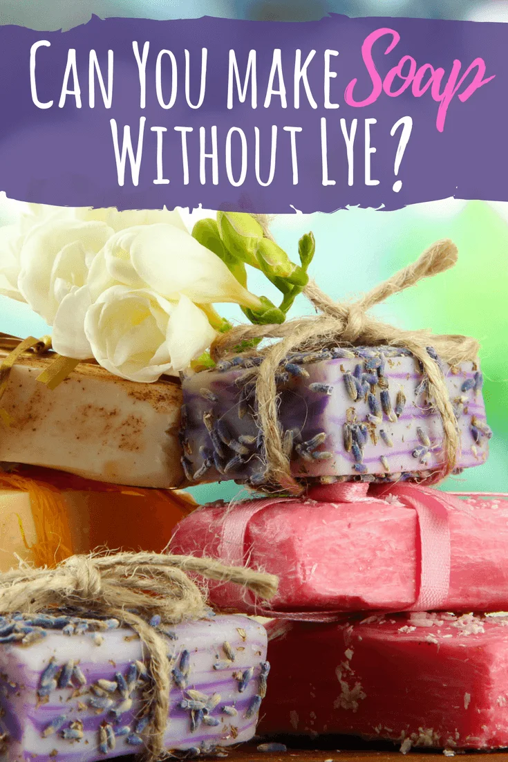 Lye might sound scary, and it is, but can you make soap without it? Learn some soap recipes to safely use this ingredient. #diysoap #soaprecipes