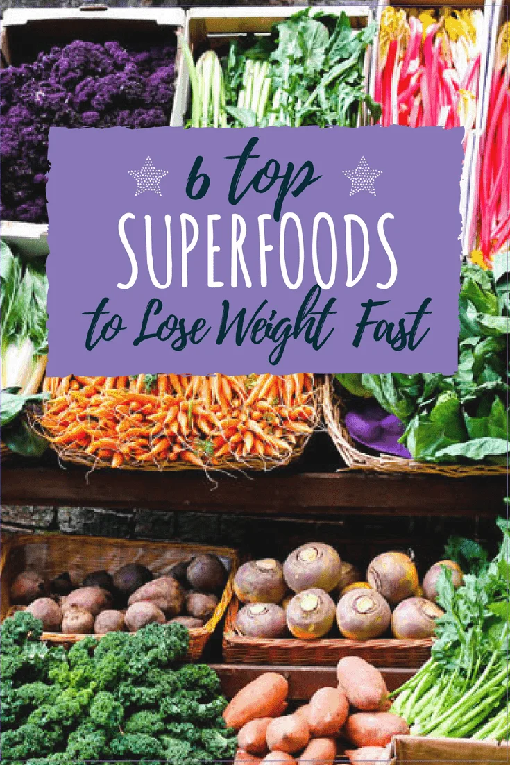 Ready to Lose Weight Fast and Increase your Energy? Check out these 6 SUPERFOODS that helped me lose 5lbs in one week! #weightlossfast #weightlossrecipes #loseweightfast #organicfood #superfood #ad