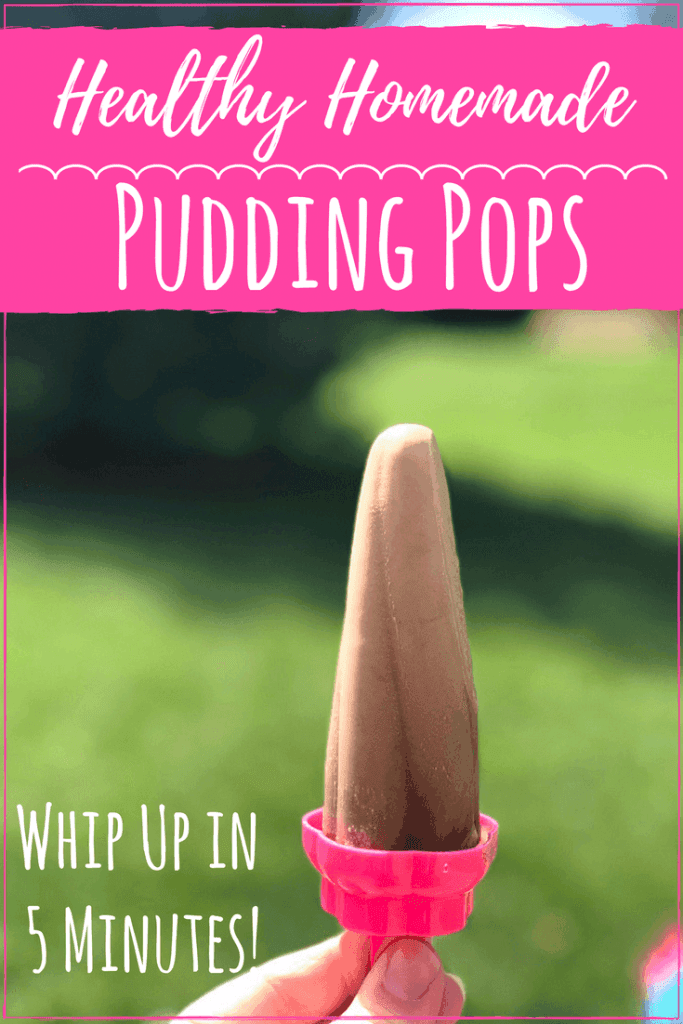 How to Make Healthy Homemade Frozen Pudding Pops #ad #sugarfree #dessertrecipes #popsicles #healthysnacks #superfood