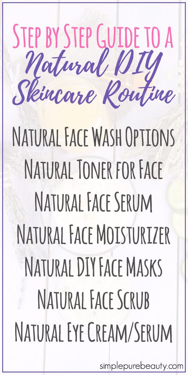Ready to ditch your conventional beauty products for natural alternatives? Check out this Step by Step Guide to a Natural DIY Skin Care Routine! #antiaging #essentialoils #naturalbeauty #skincaretips #skincare