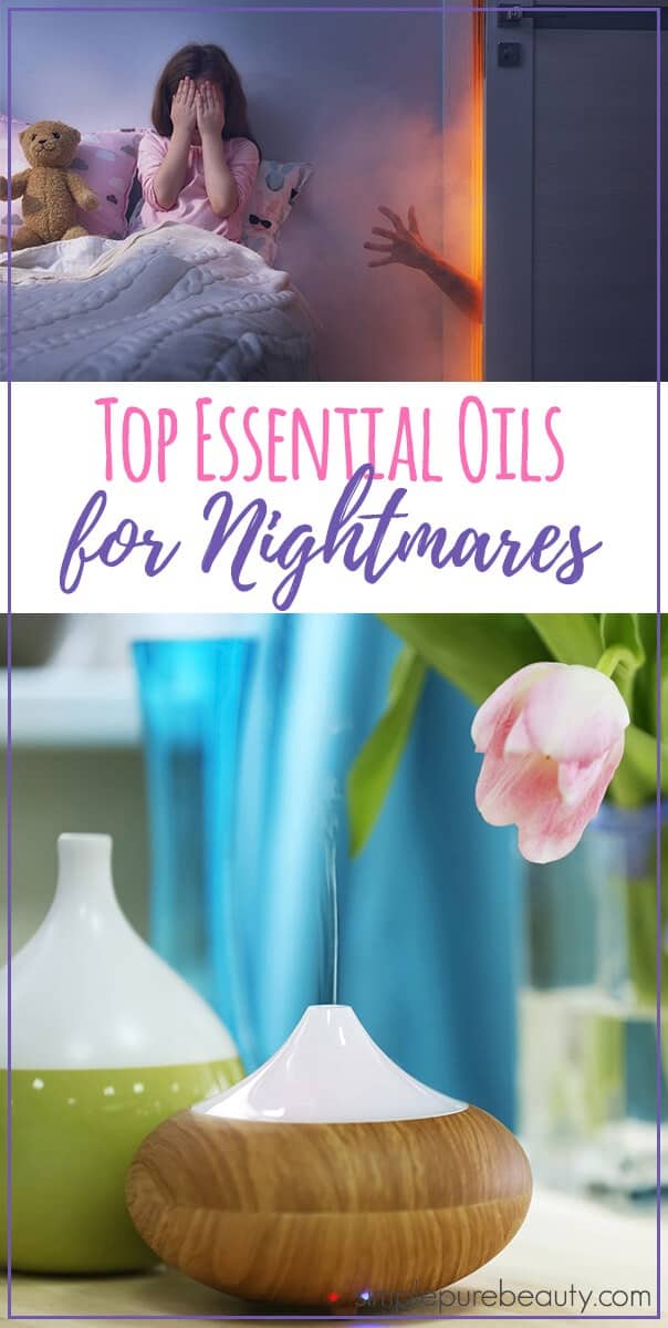 Essential oils can greatly affect our emotions. I'll help you select some kid-safe essential oils for nightmares to help support your kids having a restful nights sleep. #essentialoils #sleeping #naturalremedies #nightmares