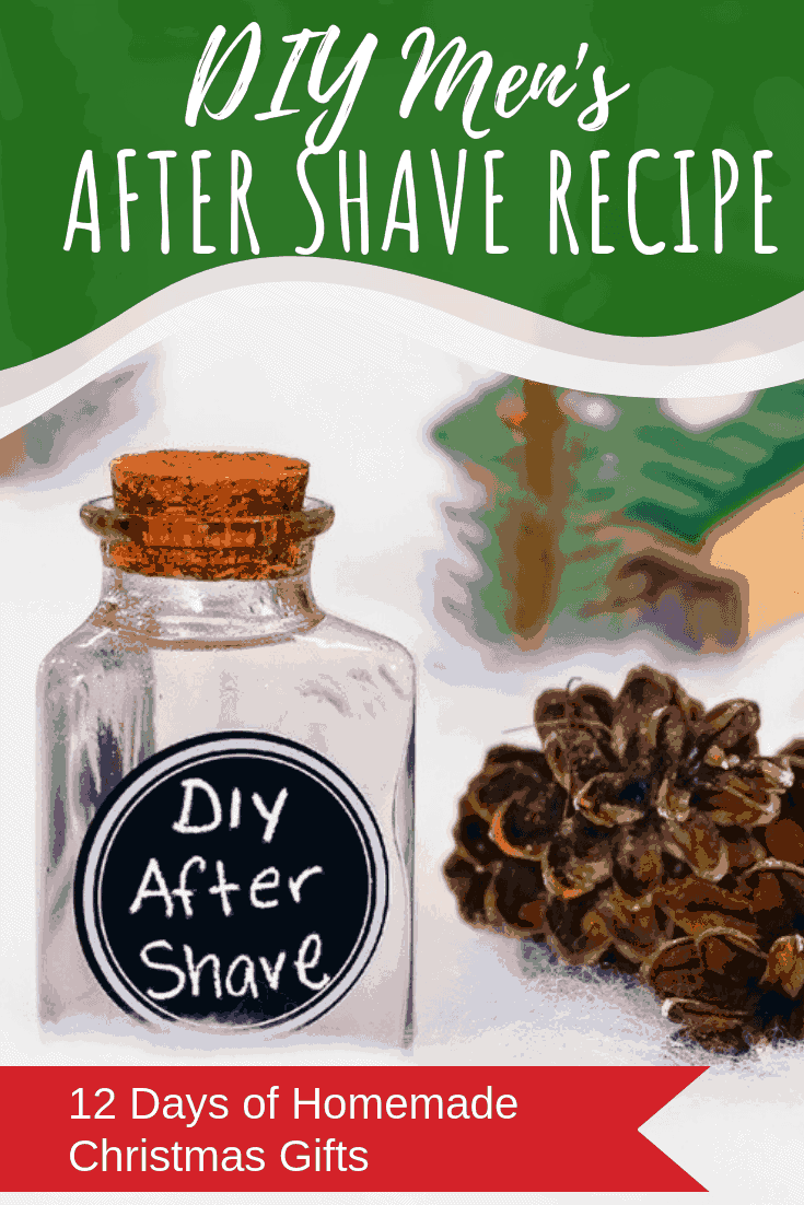 When it comes to perfect Christmas gift ideas, this DIY aftershave recipe for men is seriously so simple! Stop buying the aftershave at the store, and give this homemade aftershave recipe a try instead. It's simple, natural and will leave your man's face smelling amazing and not dried out! Don't forget the man in your life with this simple aftershave recipe! #DIY #homemade #aftershave #men