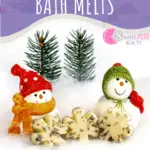 DIY bath melts are one of the best Christmas gift ideas, ever! Not only are they natural and homemade, but these bath melts are also scented with lavender essential oil as well! If you've always wondered how to make bath melts, this simple bath melts recipe is for you! #bathmelts #DIY #homemade