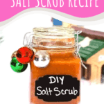 If you've been searching for a homemade salt scrub that will truly stand out, this DIY Pink Himalayan Salt Scrub recipe is perfect! It's natural, simple and smells amazing, plus with the holidays coming up, it makes one of the best homemade gifts for Christmas, ever. This holiday season, gift a homemade gift that no one will ever forget! This homemade salt scrub recipe is perfect! #homemade #DIY #saltscrub