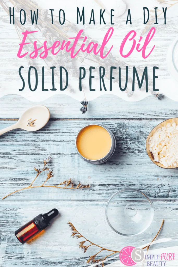 Always wondered how to use solid perfume? Let me show you the ways! This DIY solid perfume recipe is also packed with essential oils, making it perfect for your go-to travel perfume any time of the year! Think of your family and friends this year and create this homemade perfume for amazing Christmas gift ideas as well! #essentialoils #DIY #perfume #homemade