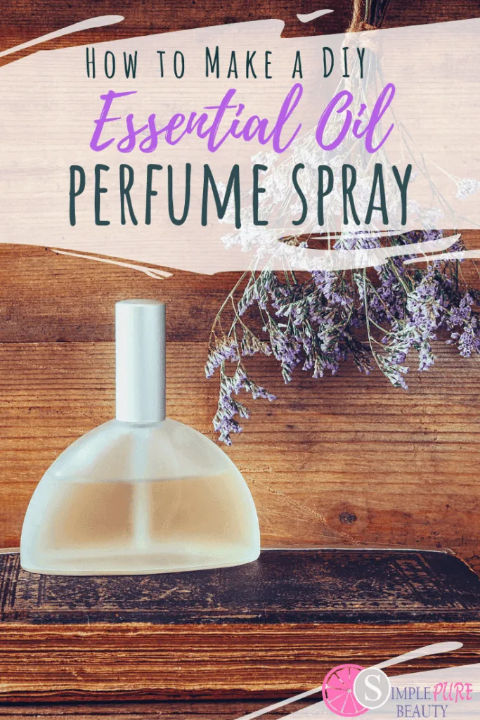 Love the thought of having an essential oil perfume spray to keep you smelling amazing the entire day? This homemade perfume spray recipe will be your new best friend! Best of all, it's chemical free! Give one of the best homemade gifts this year to your family with this aamazing DIY perfume spray! #DIY #essentialoils #perfume #homemade