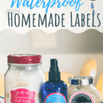 Want to learn how to make waterproof labels for your bottles and jars? You work really hard on your DIY recipes.  Whether you're making sugar scrubs, bath soaks or room sprays, you want them to look pretty and stay that way. That's why a cute waterproof label is a must! #diy #labels #waterproof