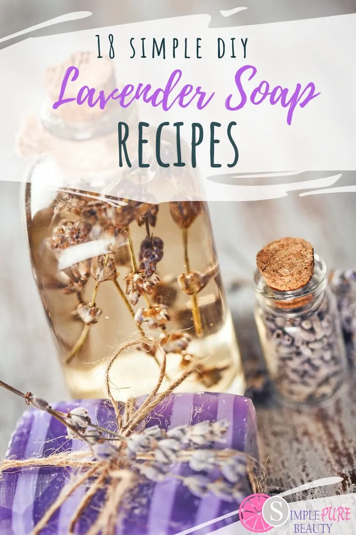 These lavender soap recipes are homemade and simple to do! You'll love the ease of these DIY soap recipes! #lavender #homemade #DIY #soap