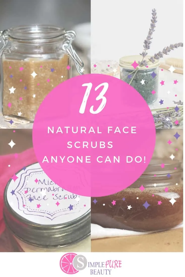 Don't miss out on these homemade face scrub recipes. They are natural and DIY and are easy to make. Great for dry skin and for exfoliating, you'll never want to buy any over-the-counter products again. Some use natural face scrub for wrinkles whole others are for aging, but don't forget about those who have oily or dry skin as well! If you take care of your skin daily, you'll start to notice that the glow will come back in your skin! #DIY #homemade #facescrub #beauty
