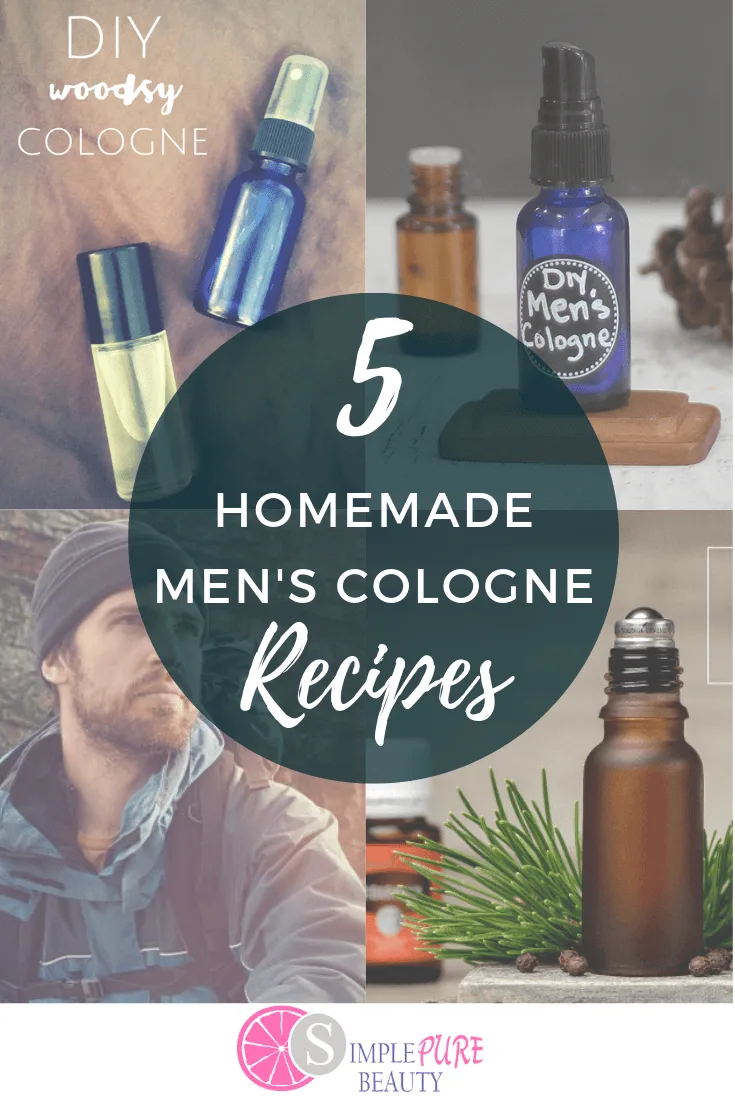 These natural homemade men's cologne recipes are simple and easy to do. All you need are some essential oils and a bit of time! Give the man in your life a wonderful gift of DIY cologne this year. They're free from harsh chemicals and lost a long time! Plus, you can keep them or give them as gifts, too. If you like spray cologne or roll-on, you can make both! From a sweet scent to a woodsy smell, you're certain to find a recipe here that you like! #cologne #essentialoils #DIY #homemade #natural