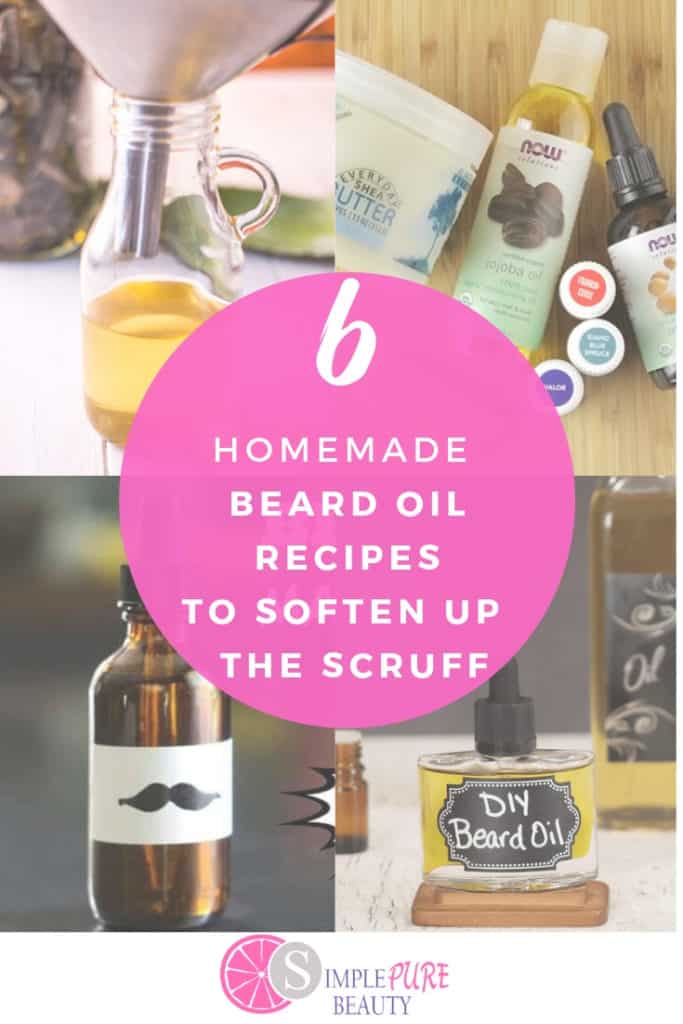 6 Diy Beard Oil Recipes Your Man Will Love Simple Pure Beauty 6 Diy Beard Oil Recipes Your Man Will Love