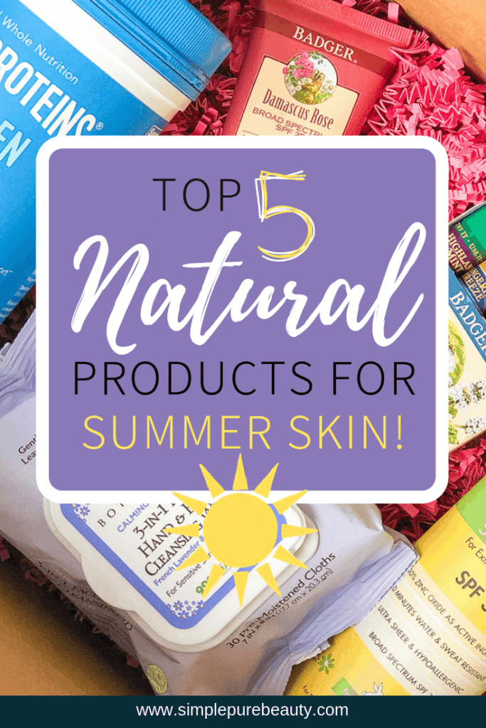 Sometimes purchasing safe, natural products can be a tad bit expensive. But I have found a way to save money on my favorite natural skincare products and get some awesome support along the way! Check out these 5 Top Natural Skincare Products for Summer Skin! #ad #skincare #summer #sunscreen #luckyvitamin #savings #natural