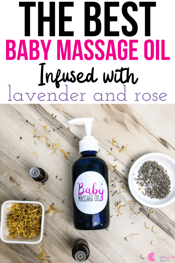 Best Baby Massage Oil Recipe Infused with Lavender and Rose