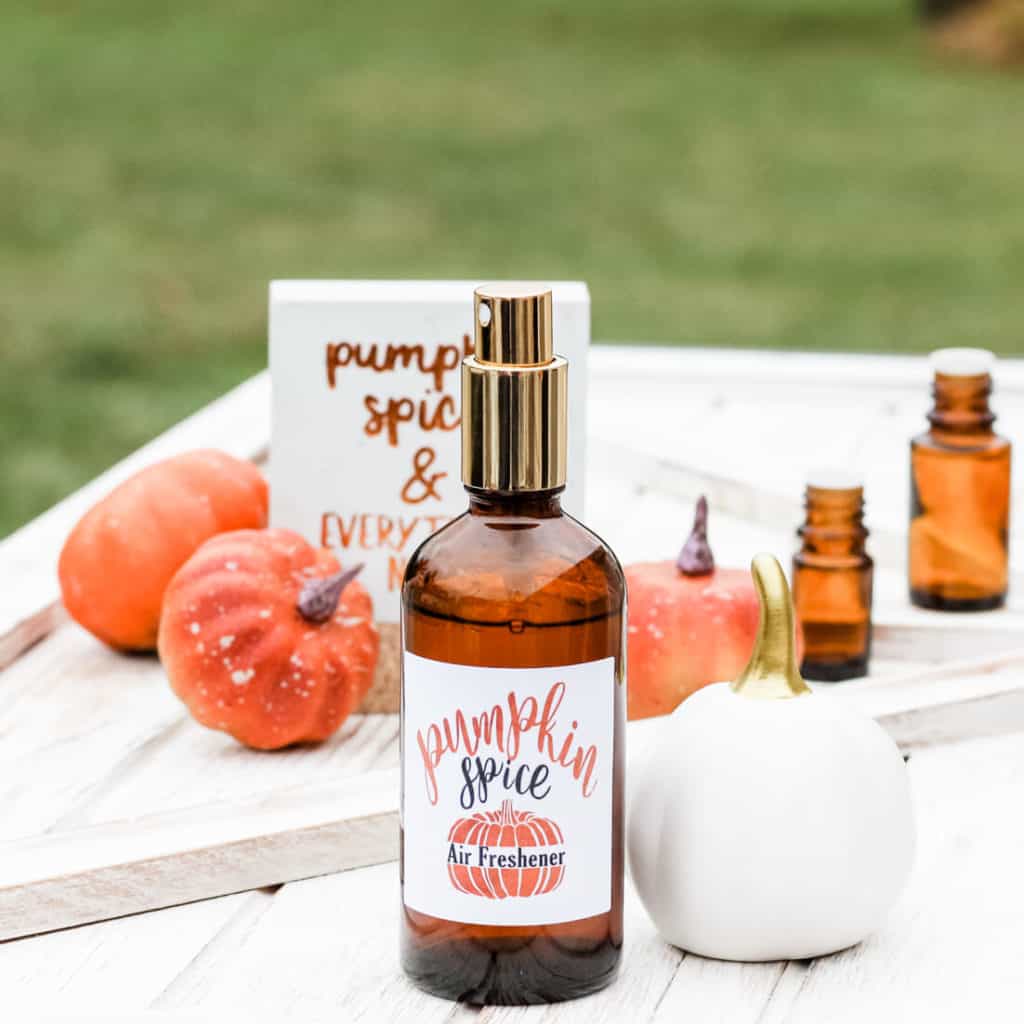 DIY Pumpkin Spice Essential Oil Room Spray Simple Pure Beauty