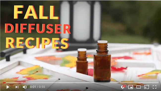 Youtube Video: Fall Diffuser Blend Recipes You Need!