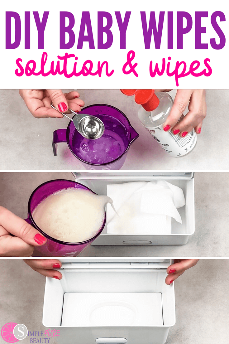 How to Make Homemade Baby Wipes Simple Pure Beauty