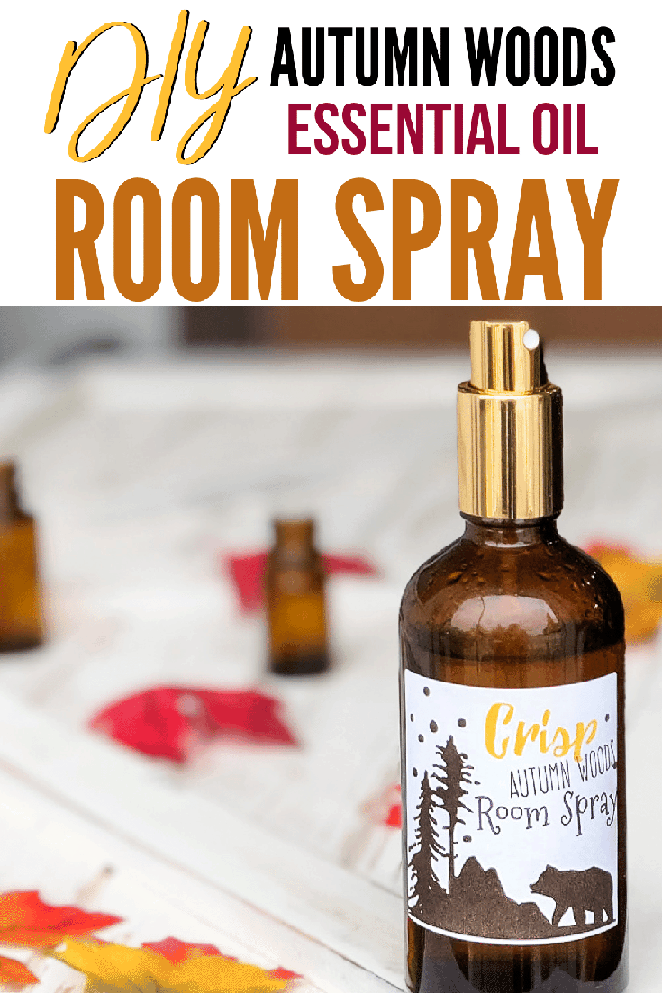 autumn woods essential oil room spray