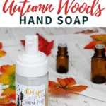 Fall Foaming Hand Soap Tutorial - Autumn Woods Essential Oil Blend