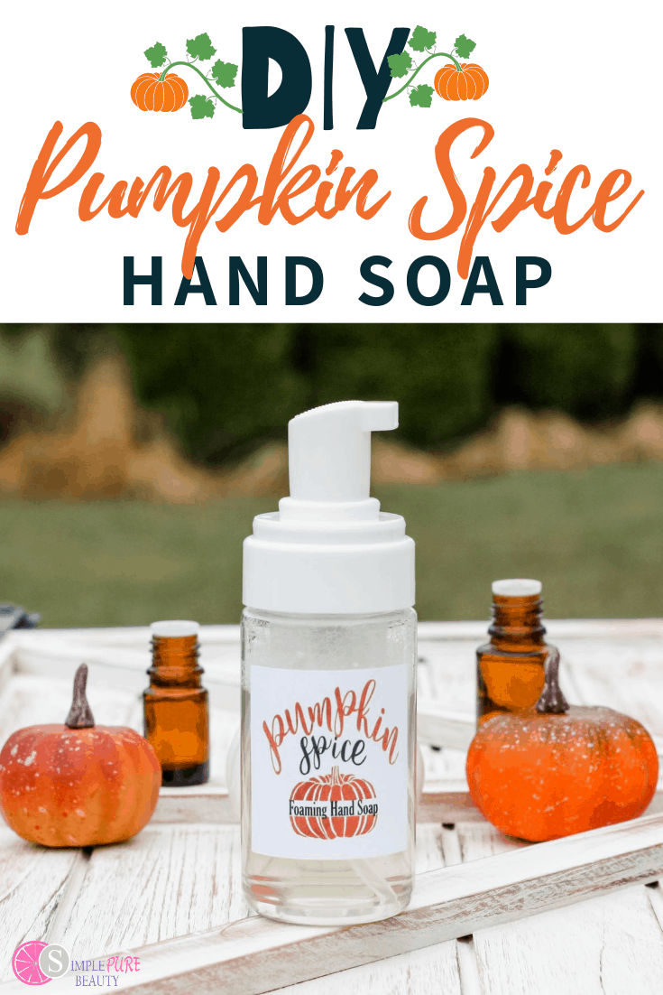 Pumpkin Spice Fall Foaming Hand Soap Recipe Simple Pure Beauty