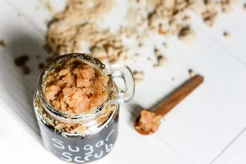 homemade body scrub 