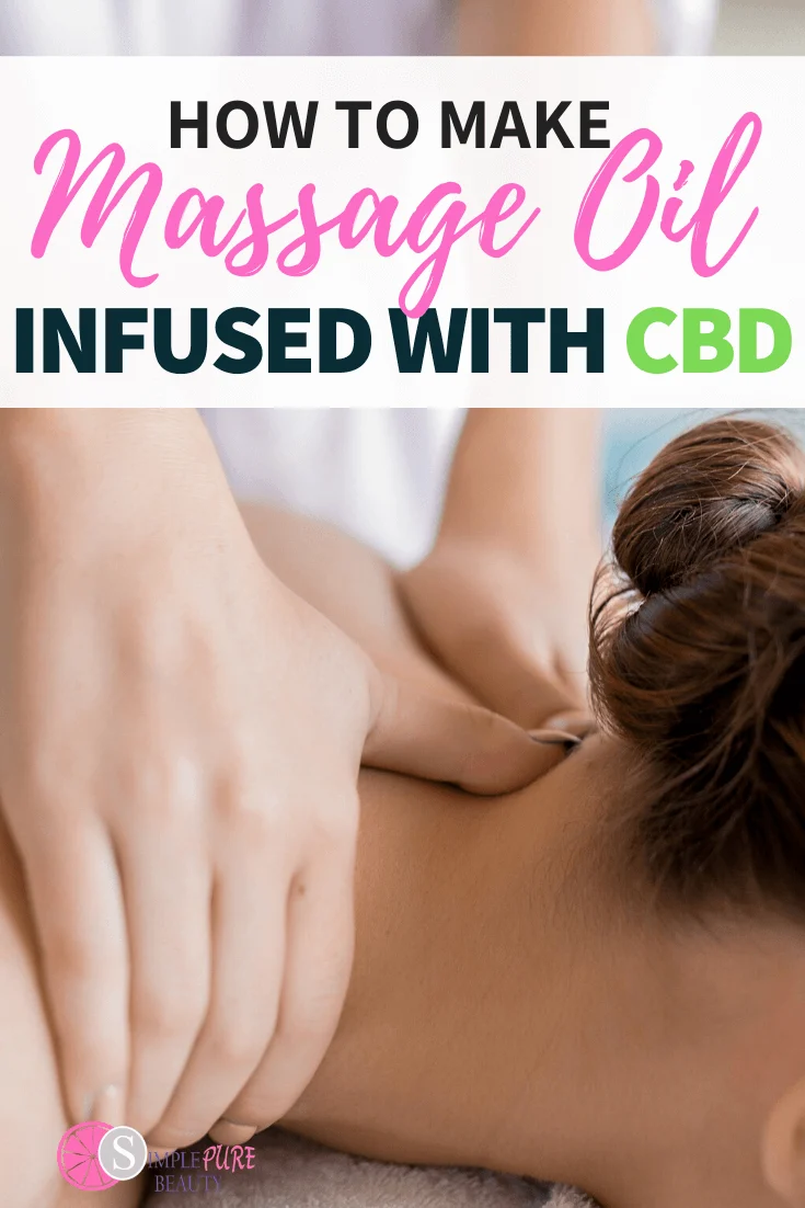 woman getting a cbd oil massage