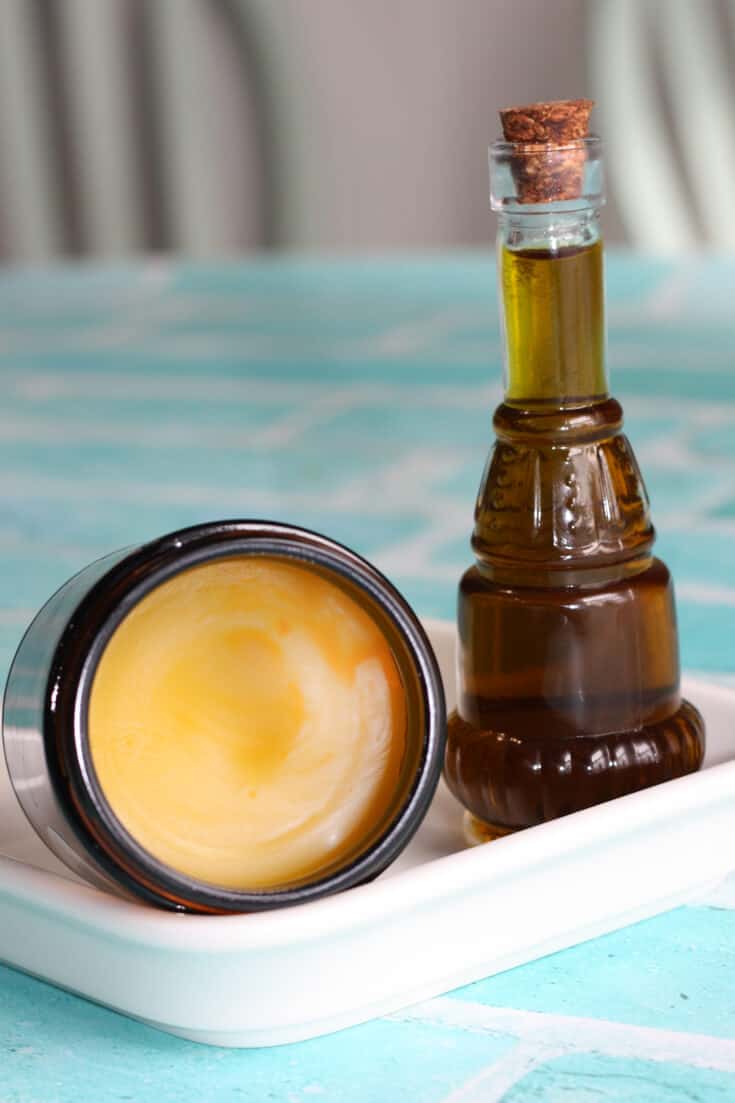 CBD Salve Recipe in jar