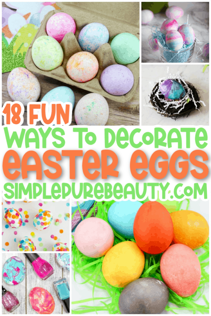 fun and easy ways to decorate Easter eggs 