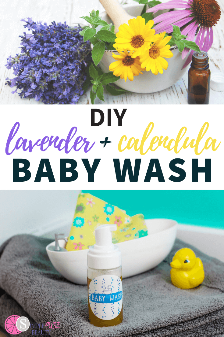 Calendula and Lavender Baby Wash Recipe Simple Pure Beauty