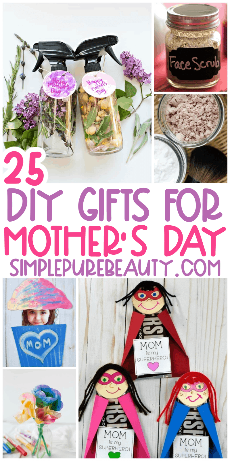 25 Best DIY Mother's Day Gifts (& for Birthday Too!) - A Piece Of Rainbow